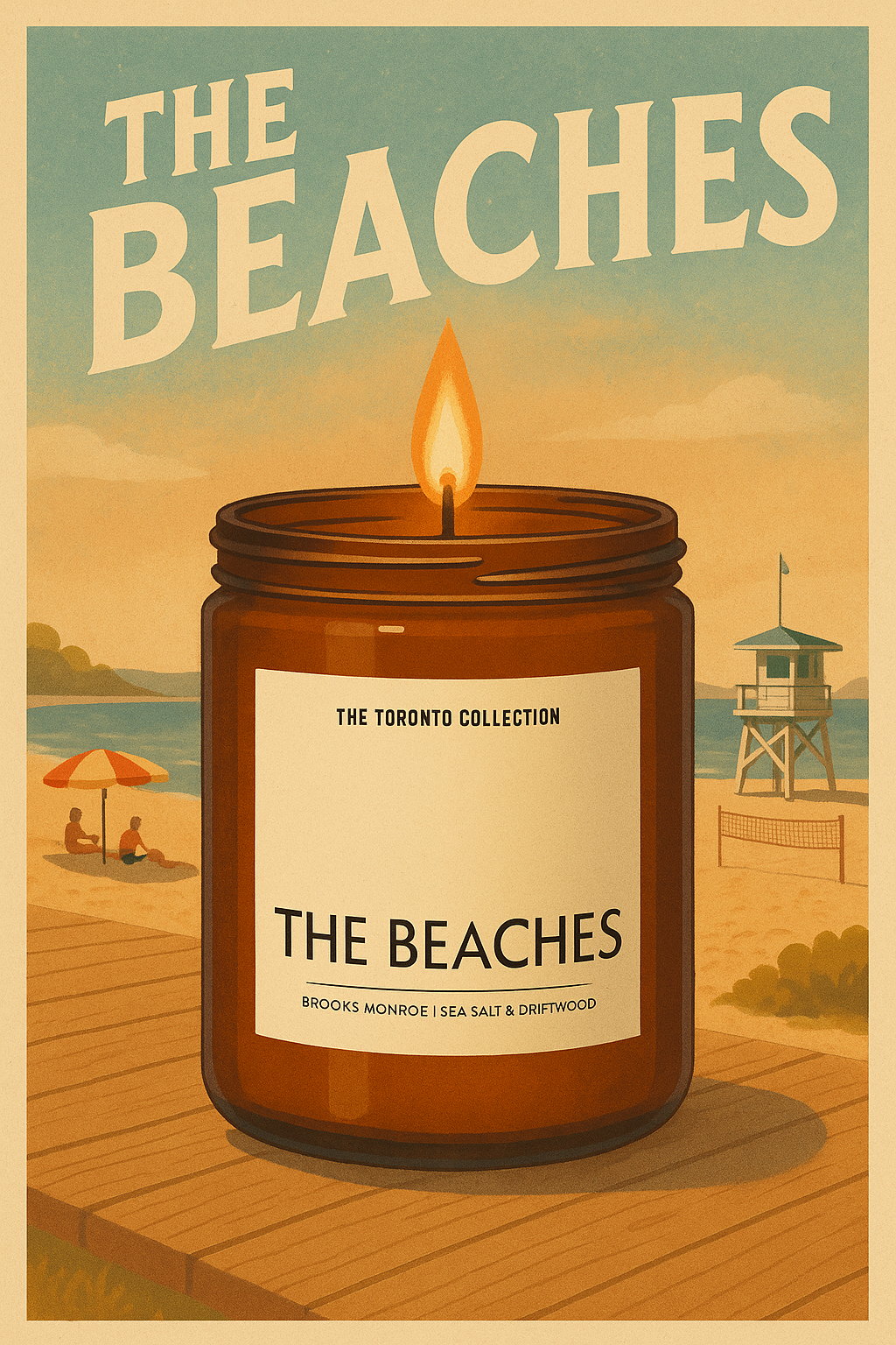 The Beaches, 8 oz Candle