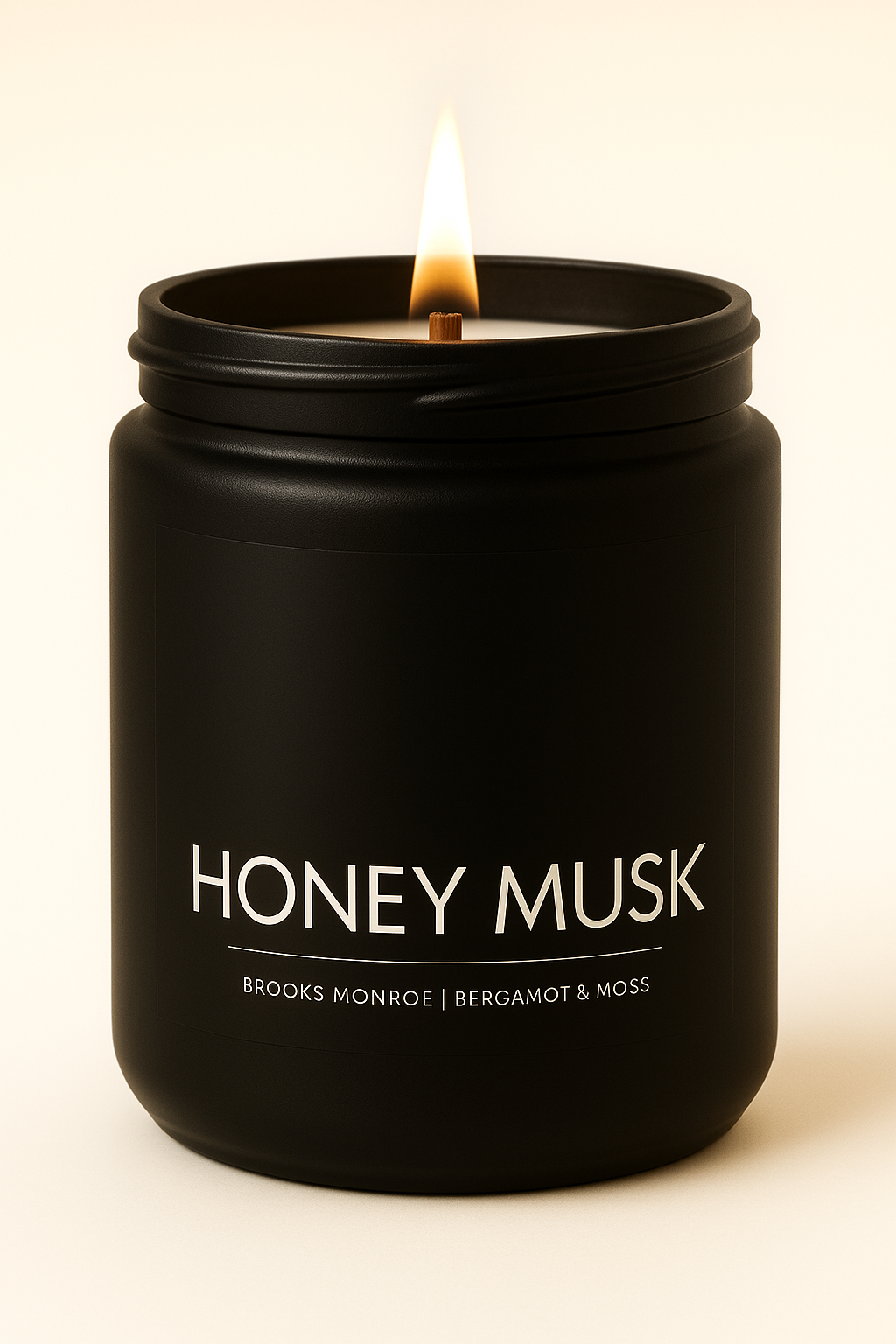 Honey Musk - 8 oz. Candle (Amber or Matte Black)