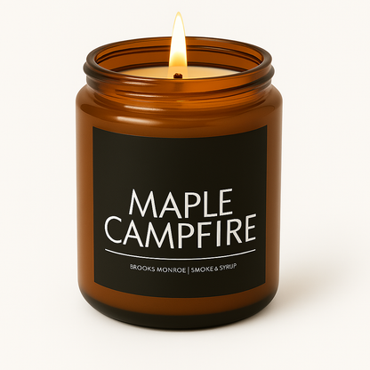 Maple Campfire - 8 oz Candle