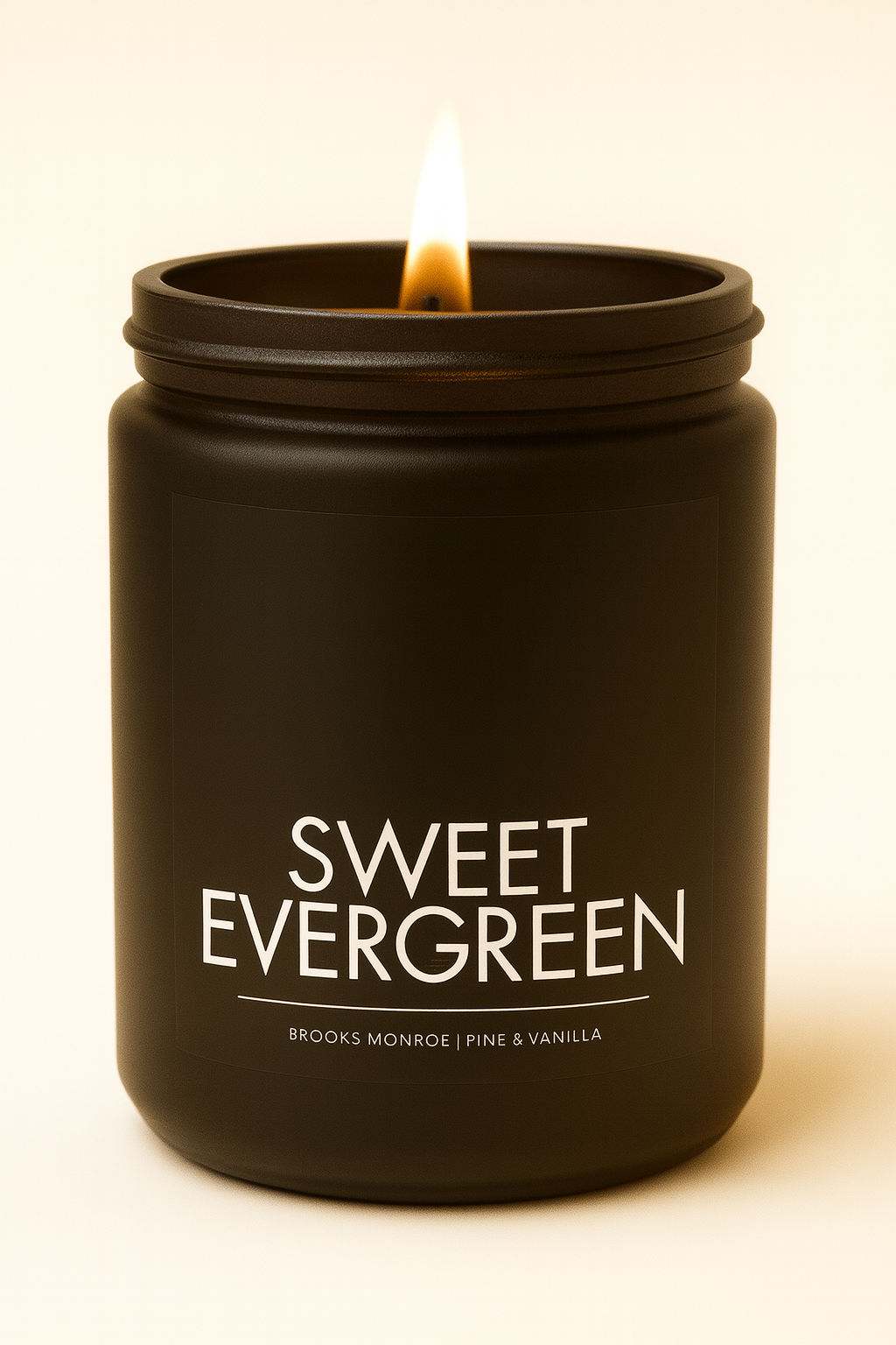 Sweet Evergreen - 8 oz. Candle (Amber or Matte Black)